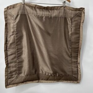 Martha Stewart EURO Pillow Sham Square 26 x 26 Brown‎ EUC